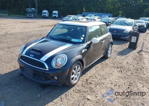 2010 Mini Cooper S z USA, uszkodzony, nr VIN WMWMF7C59ATX43415